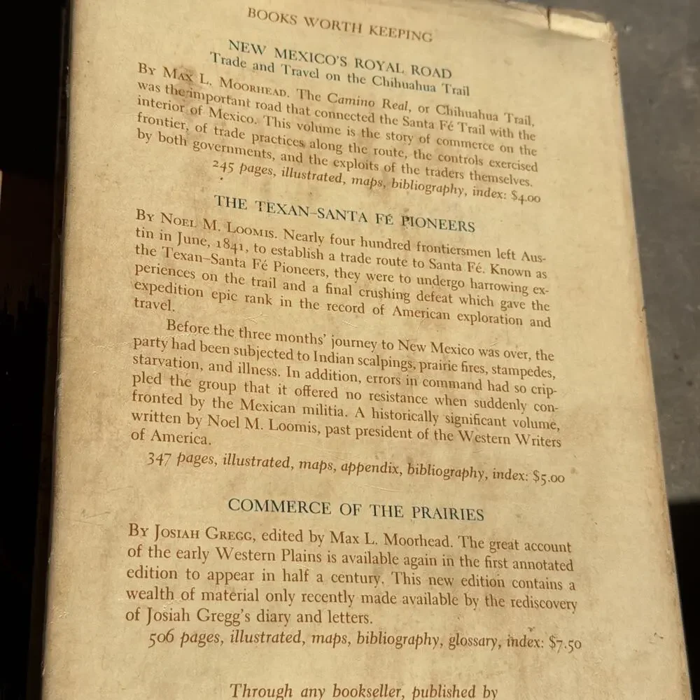 Santa Fe: The Autobiography of a Southwestern‎ Town Oliver La Farge Signed